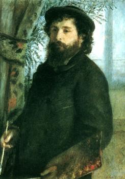 Pierre Auguste Renoir : Portrait of Claude Monet